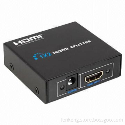 1 x 2 3D HDMI Splitter, CE and FCC Marks, Supports 1,080P, HDCP Compliant